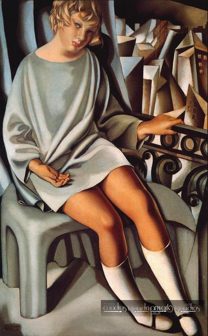 Kizette en el balcón, Lempicka