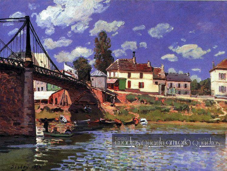 Puente en Villeneuve, Sisley