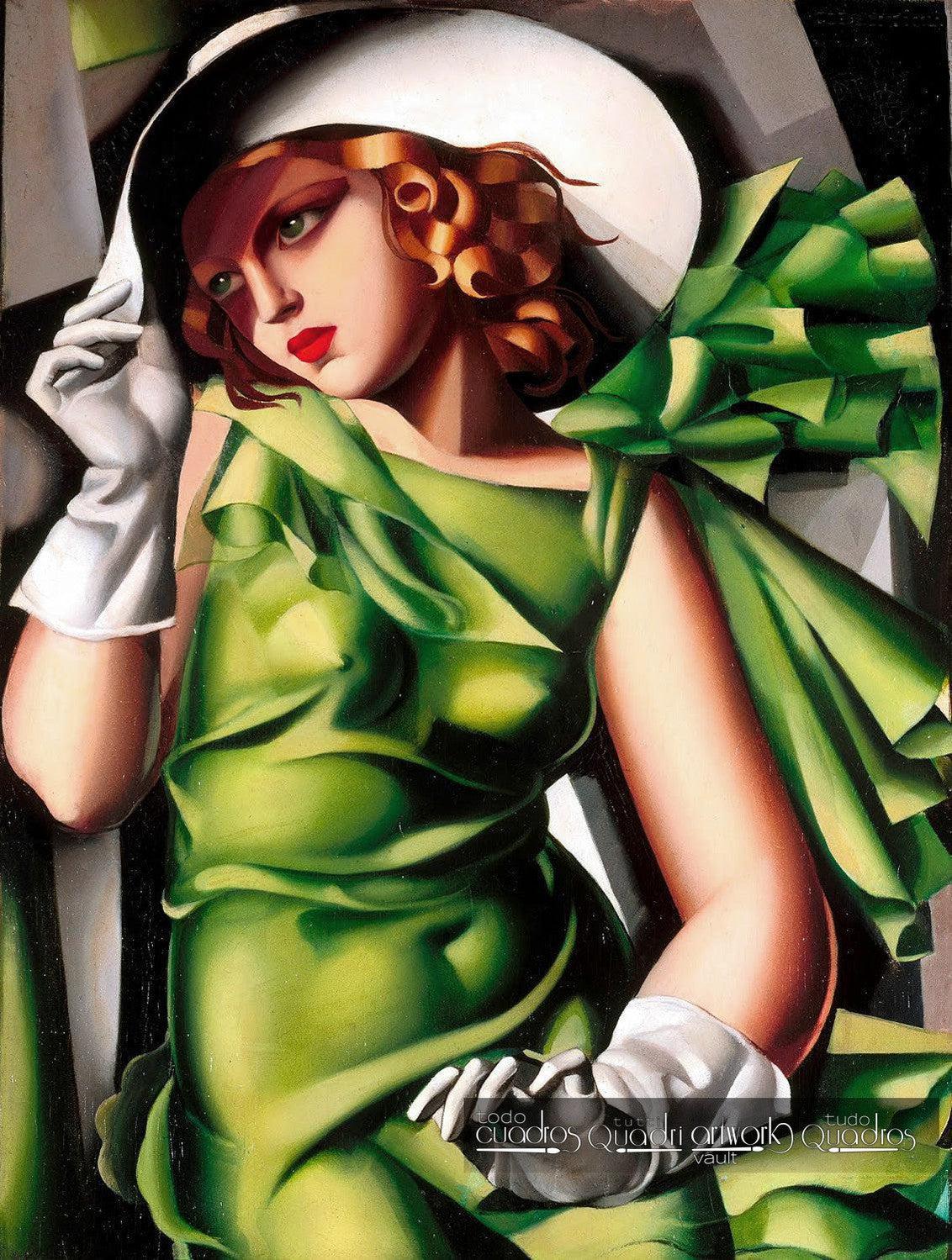 Muchacha con guantes, Lempicka